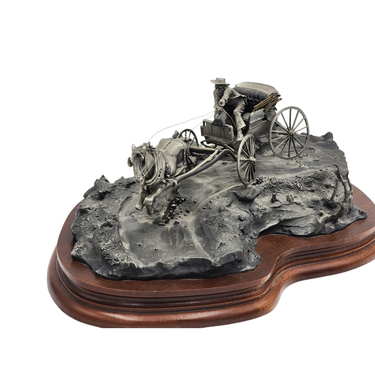 Chilmark The Doctor Pewter Sculpture Michael Boyett 1985 Rare Western Americana