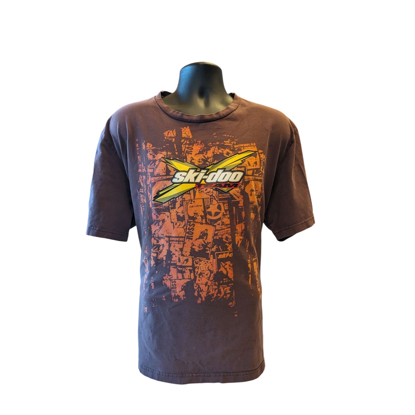 Ski Doo Team Graphic T Shirt Men XXL Snowmobile Motocross ROTAX Powersport Tee