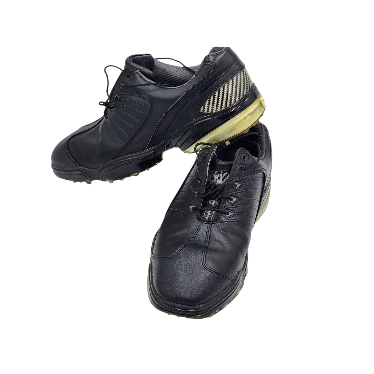 FootJoy Sport Golf Shoes Mens 11M Leather Flex Zone Spikes Cleats Athletic 53145