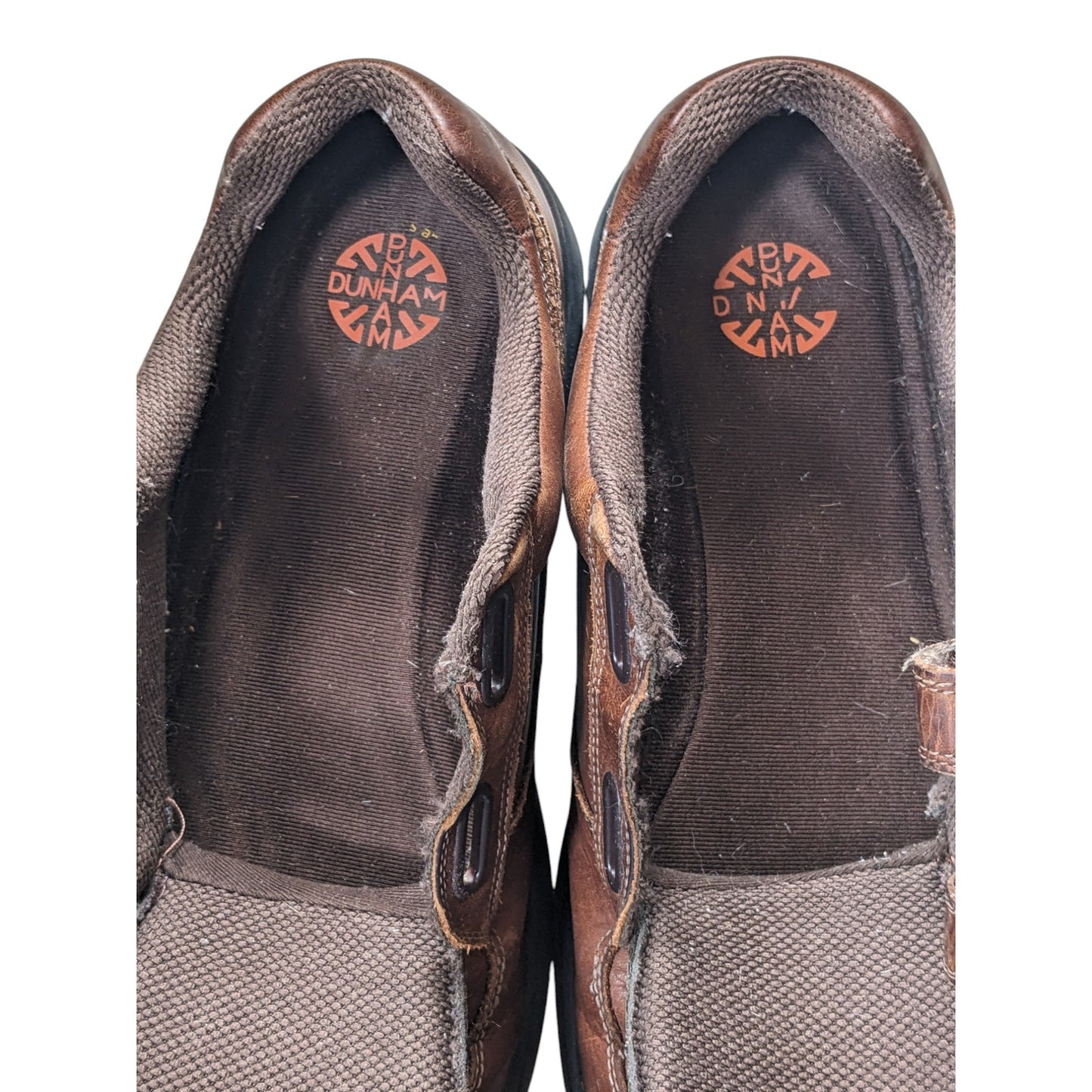 Dunham Shoes Mens 14 Winslow Leather Slip On Casual Loafers Comfort Strap 8009SB