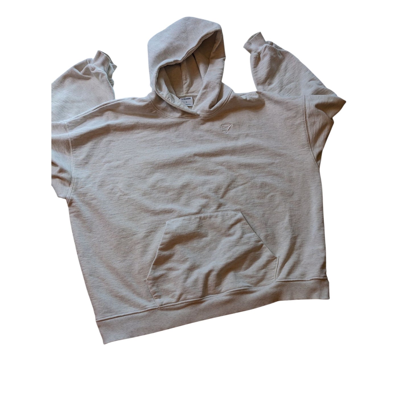 Gymshark Mens Large Hoodie Pullover Sweatshirt Logo Front Kangaroo Pocket