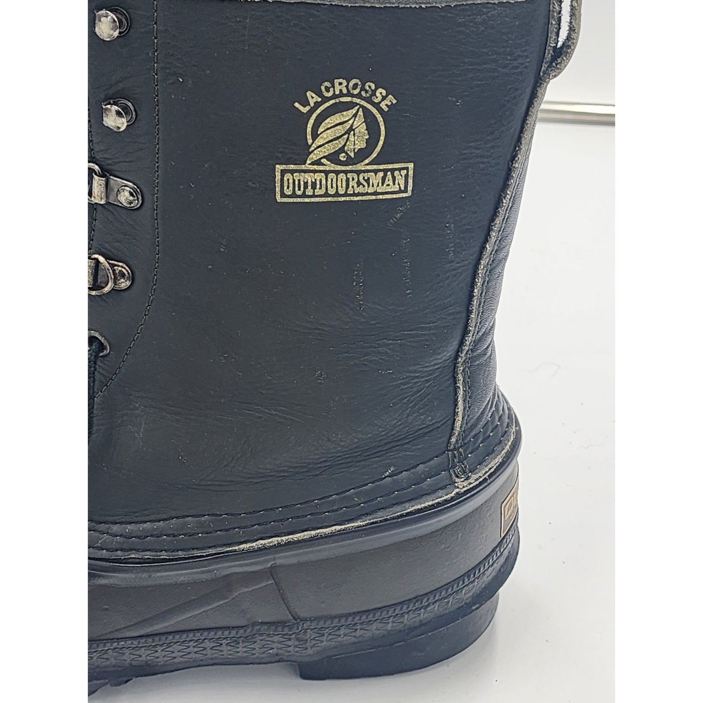 LaCrosse Outdoorsman Insulated Rubber Hunt Boots 7 USA Steel Shank Duck Winter