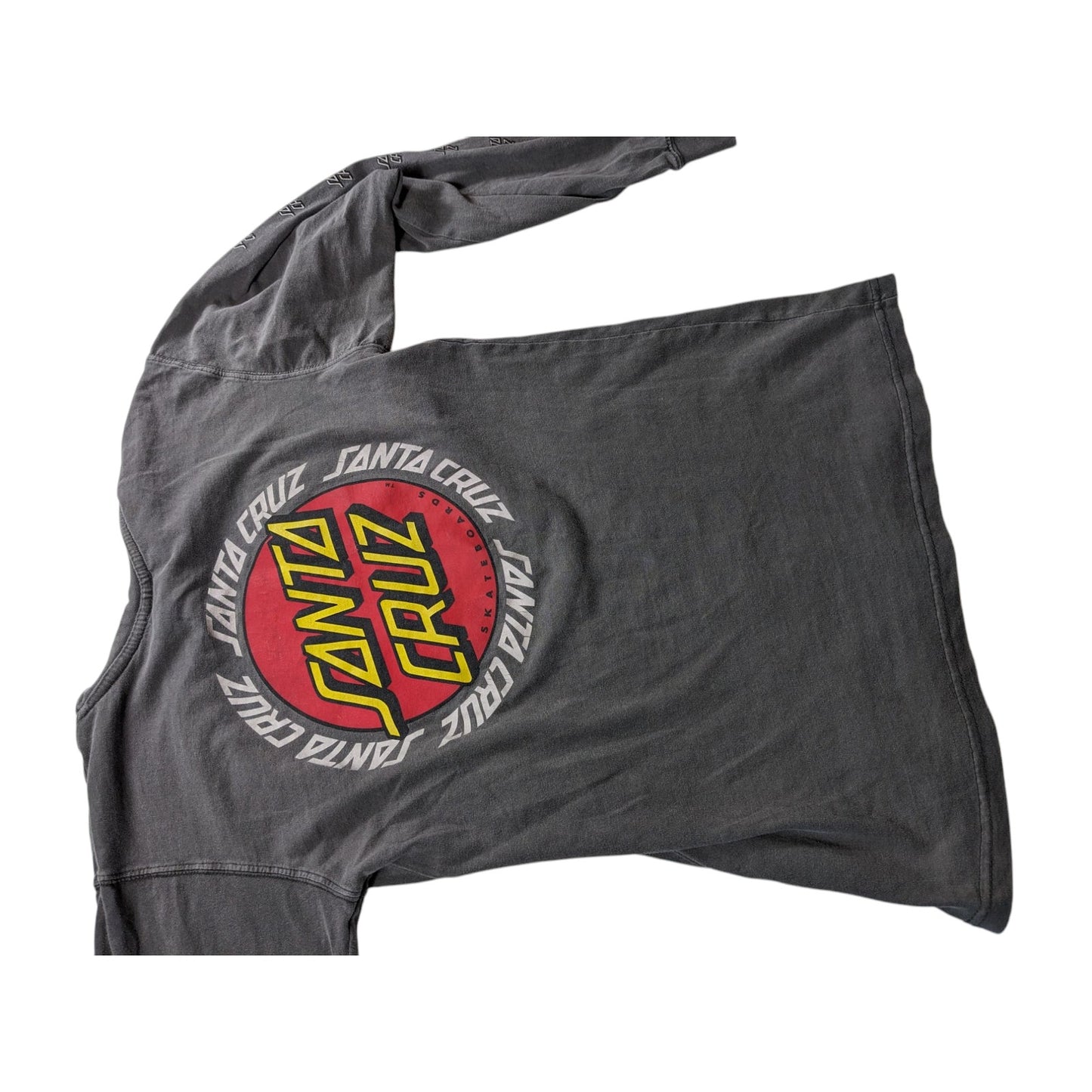 Santa Cruz Long Sleeve Logo Shirt Mens Medium Womens Large Skater Graphic Tee