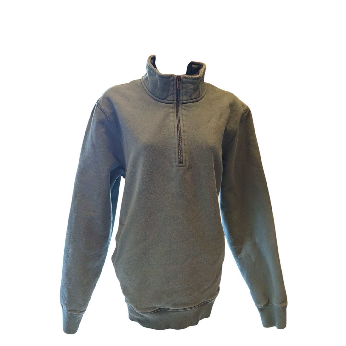 LL Bean Pullover Womens Medium Fleece Sweatshirt Traditional Fit Kangaroo Pocket