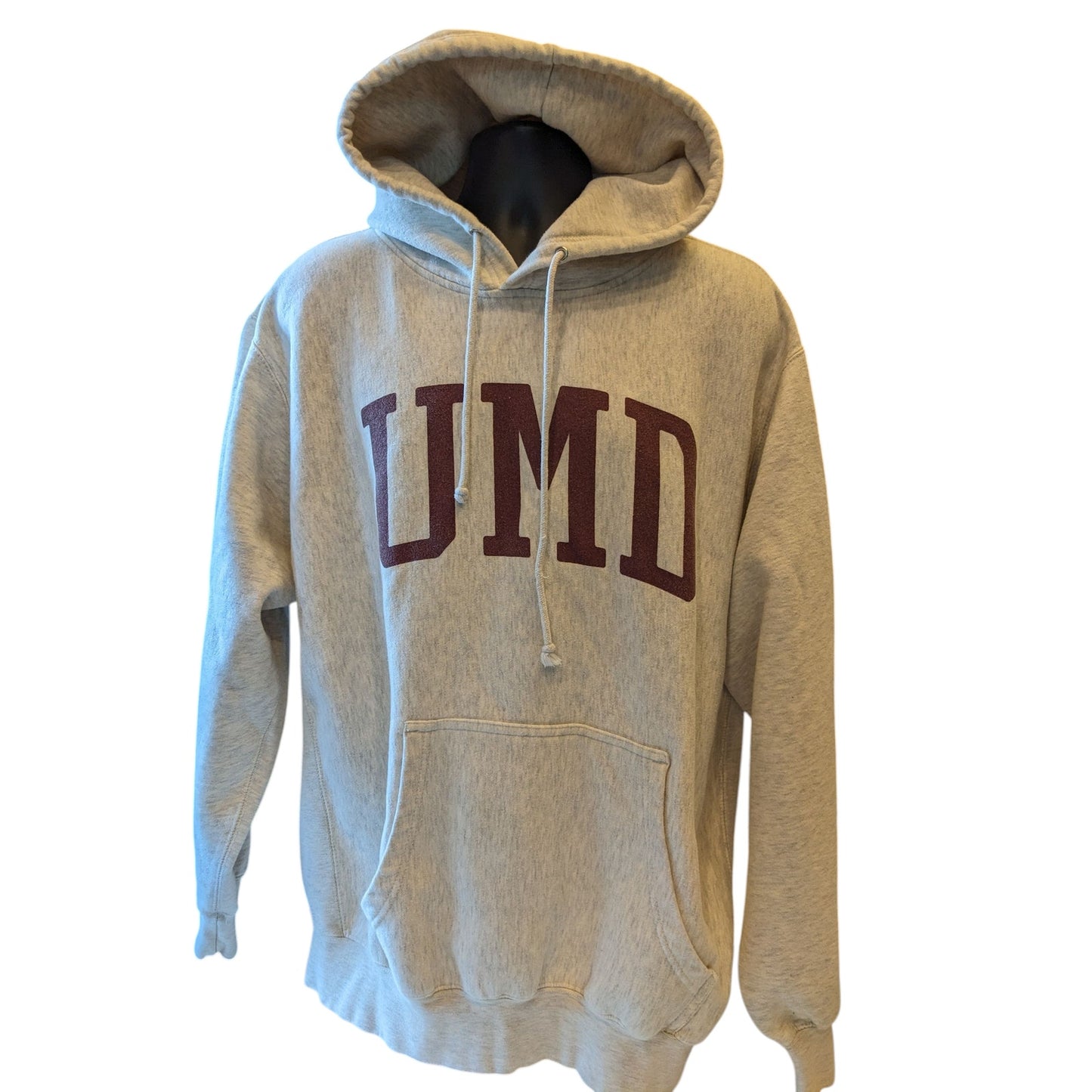 MV Sport Pro-Weave Hoodie Men XL Gray UMD University Pullover Sweatshirt College