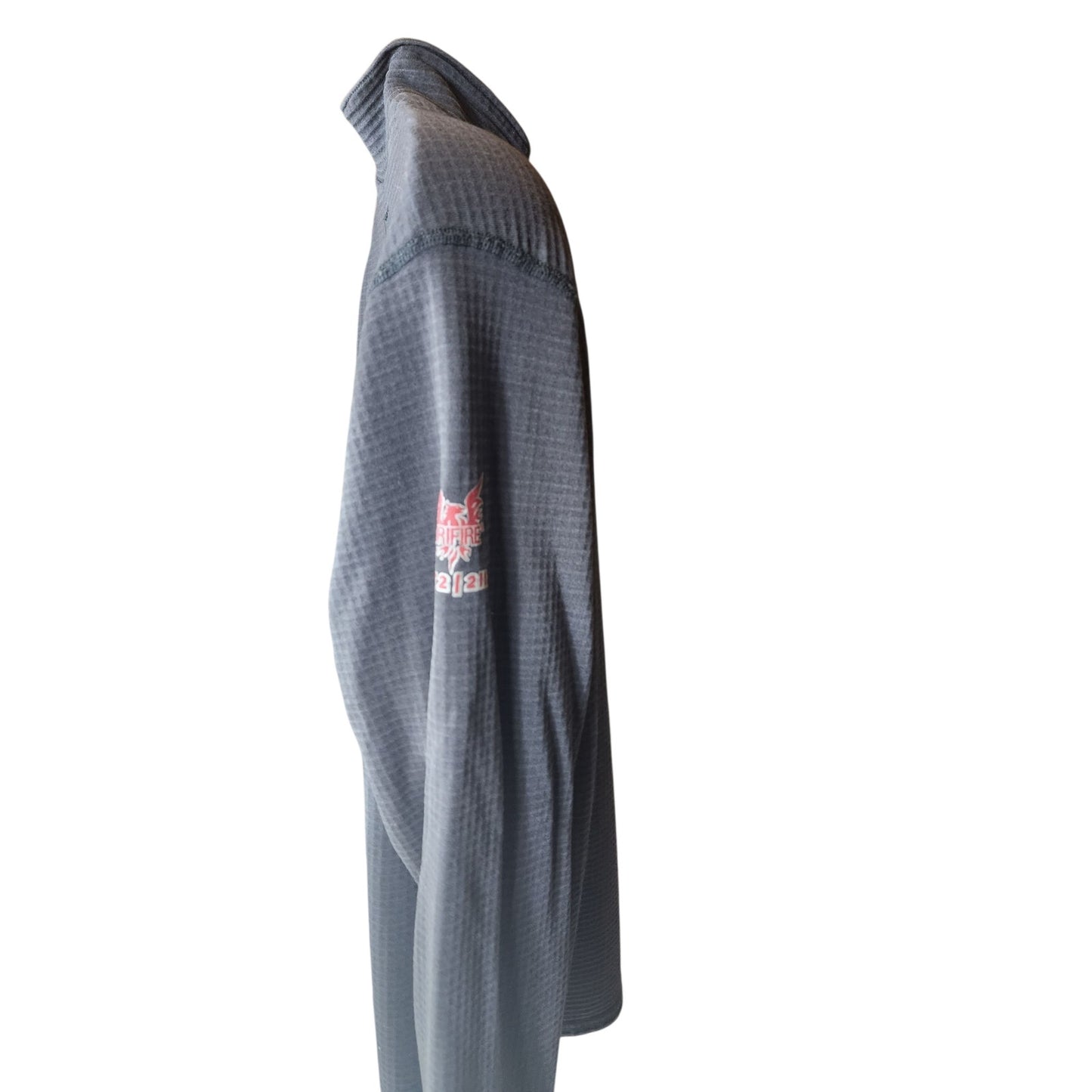 DRIFIRE Polartec Power Grid Fleece Pullover Men XL Flame Resistant USA Made Long