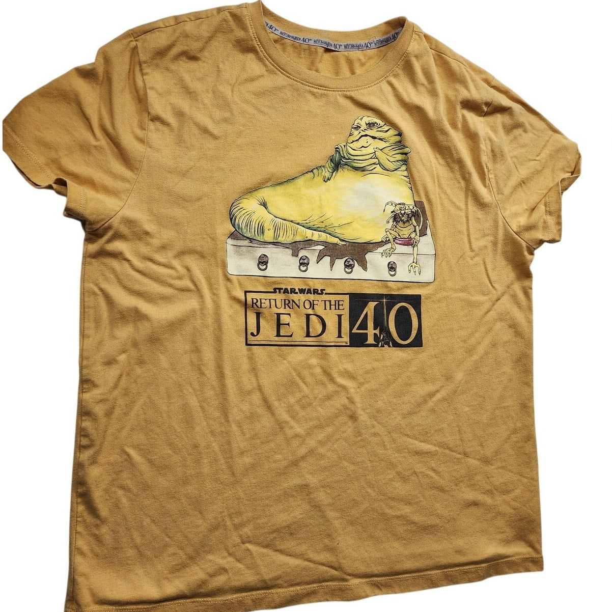 Star Wars Return of the Jedi 40th Anniversary T Shirt Medium Jabba Graphic Tee