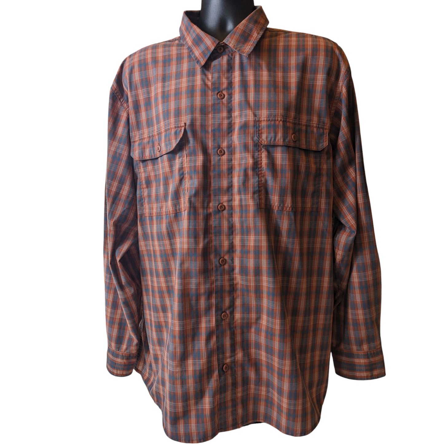 Redhead Shirt Mens 2XL Plaid Long Sleeve Button Up Hiking Outdoor Top Hunting