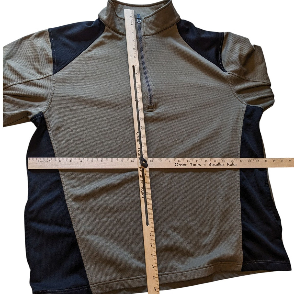 Slazenger Golf Shirt Pullover Men XL 1/4 Zip Long Sleeve Athletic Activewear Top