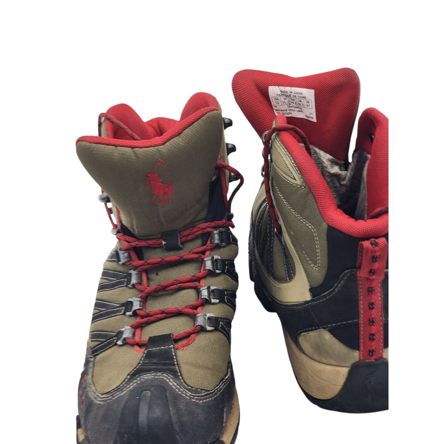 Polo Ralph Lauren Boots Mens 12 Hiking Shoes Canterwood Trail Trekking Outdoor