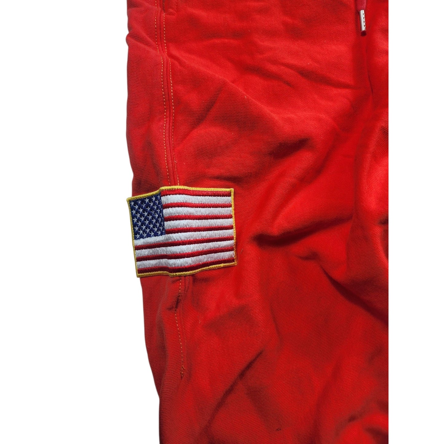 Heron Preston NASA Sweatpants Men Large Joggers USA Flag Space Streetwear Flight