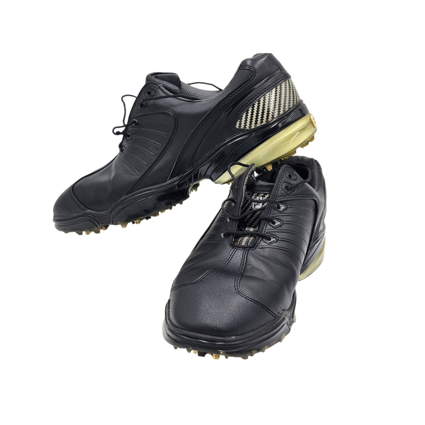 FootJoy Sport Golf Shoes Mens 11M Leather Flex Zone Spikes Cleats Athletic 53145