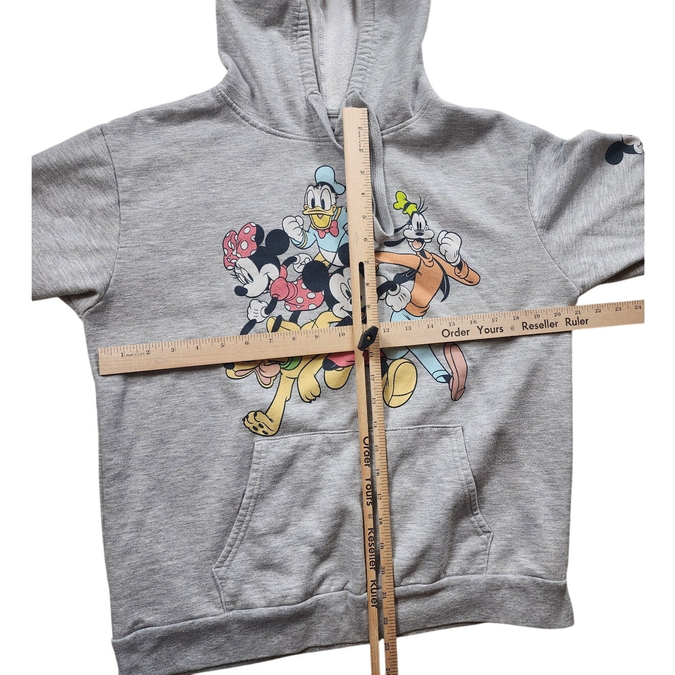 Disney Mickey Hoodie Youth XL Men S Women M Sweatshirt Minnie Donald Goofy Pluto