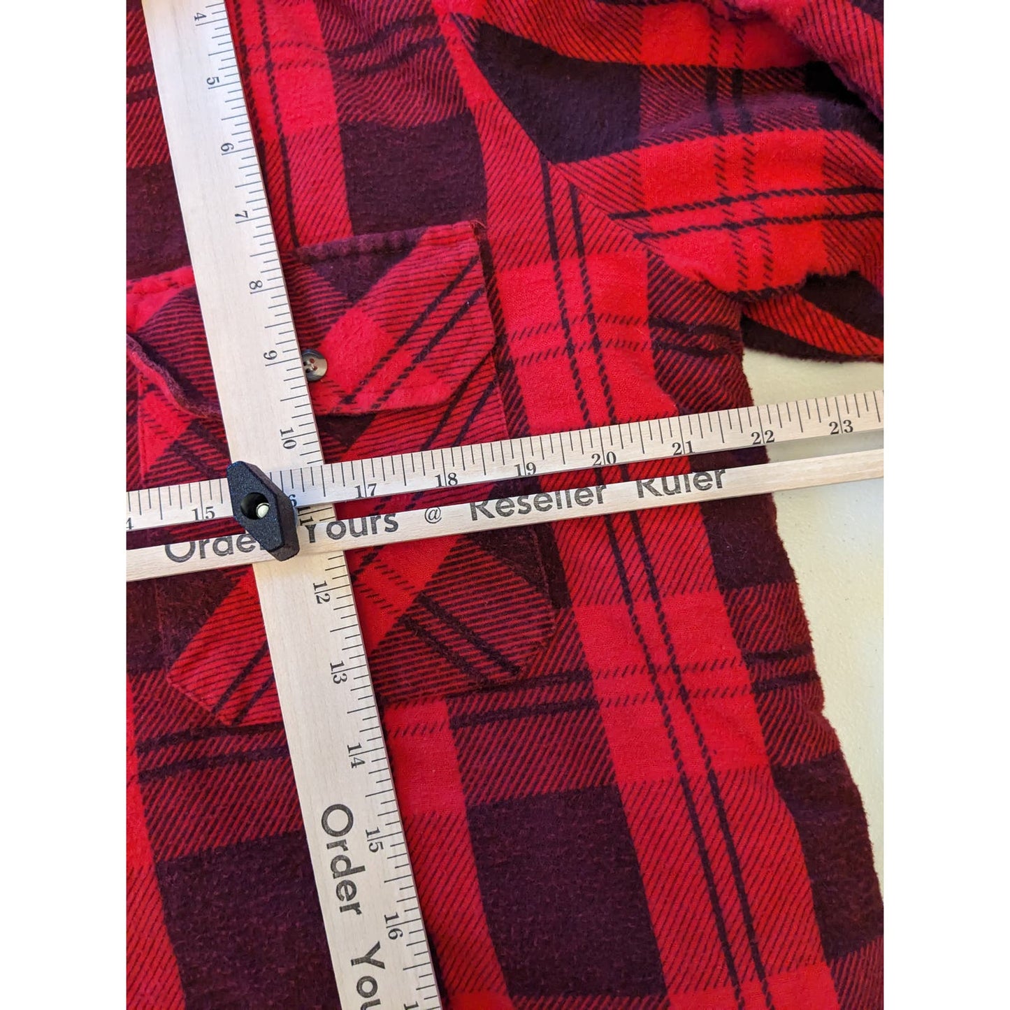 Vintage Hunters Lane Flannel Shirt Mens Medium Plaid Lumberjack Outdoor Rugged