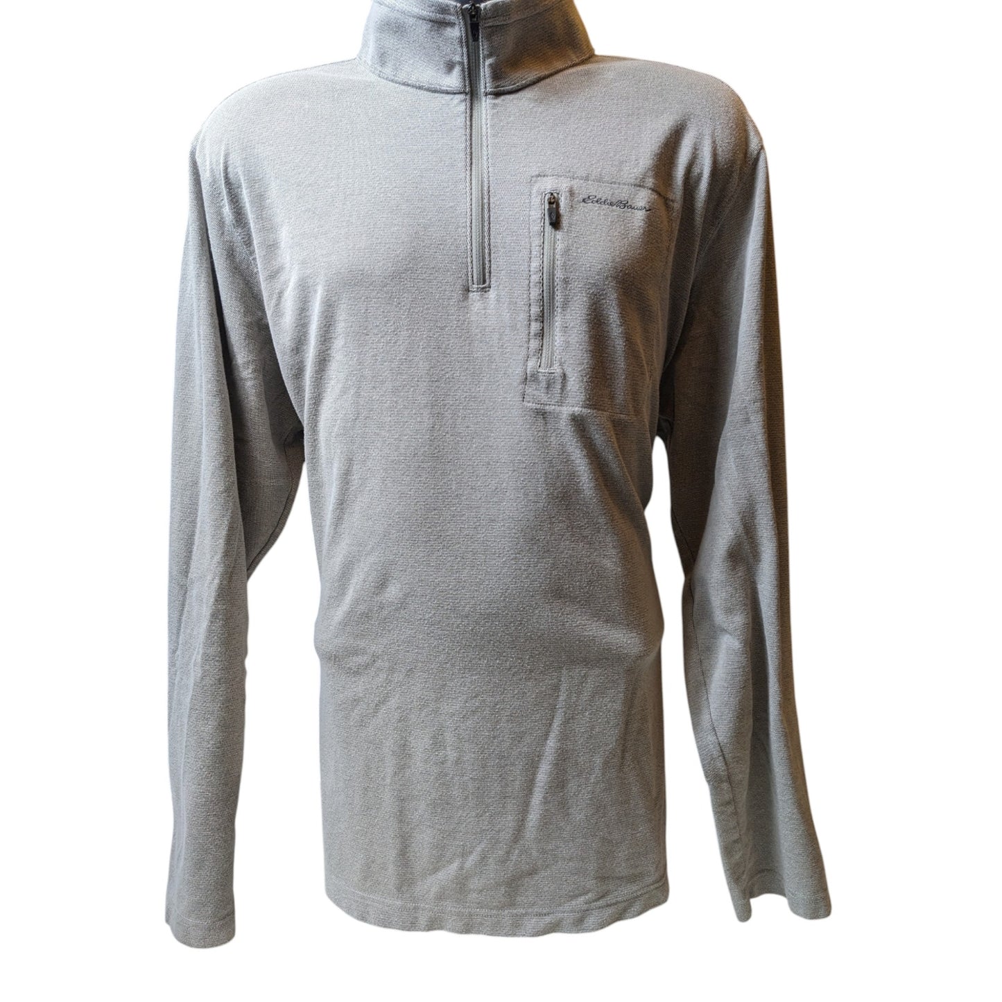 Eddie Bauer Travex Quarter Zip Pullover Mens TXL Tall Light Performance Hiking