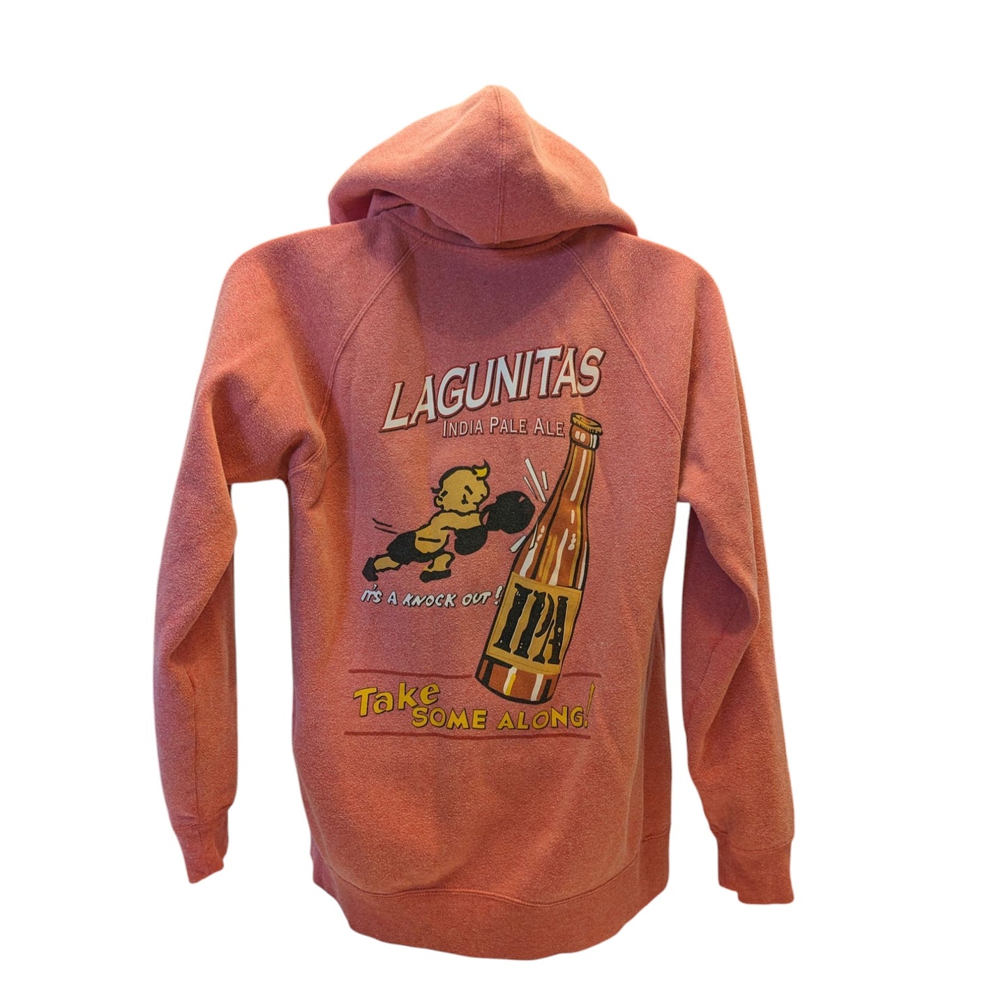 Lagunitas IPA Hoodie Independent Trading Co Mens Small Full Zip Beer Graphic
