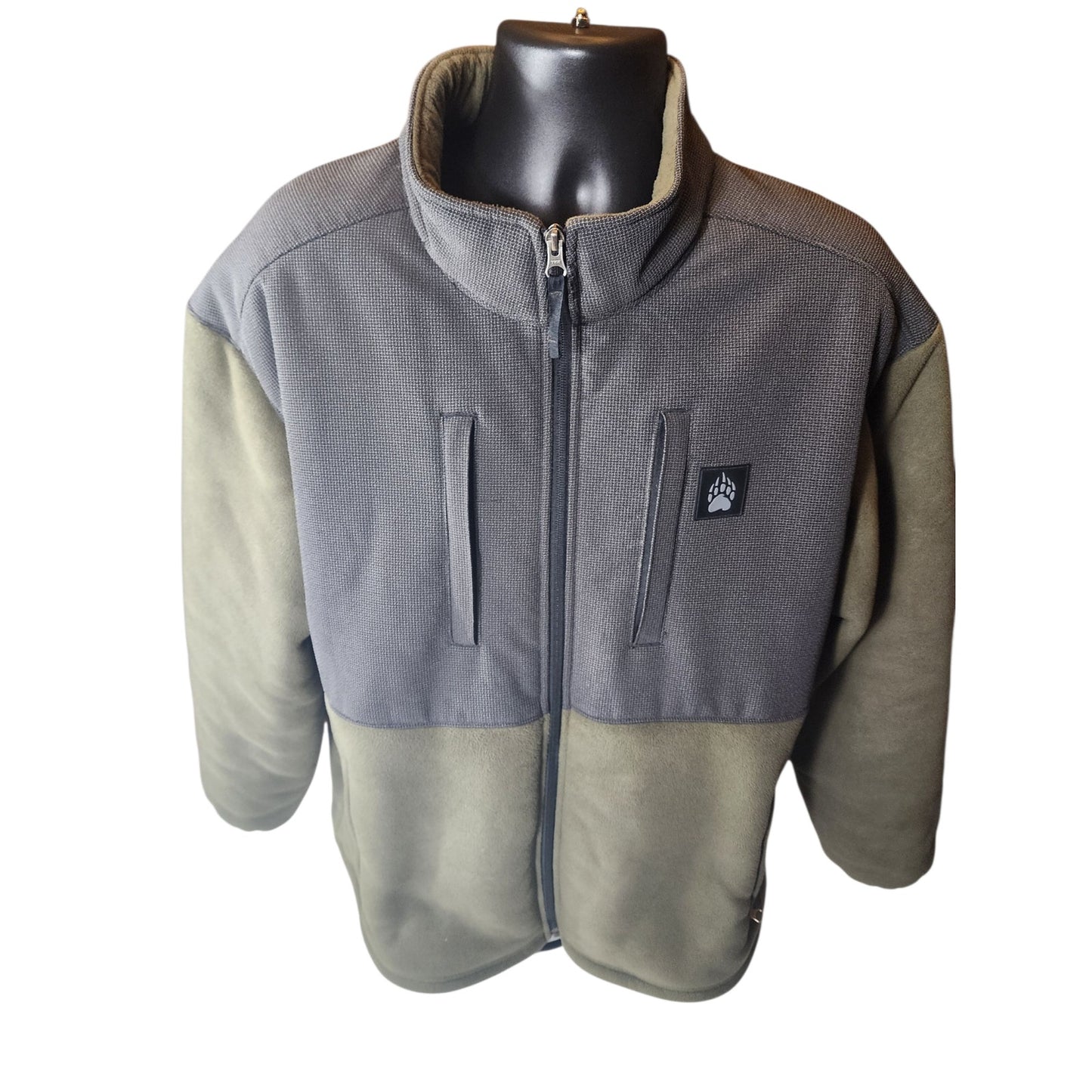 Duluth Trading Alaskan Hardgear Jacket Mens XL Full Zip Fleece Warm Lining