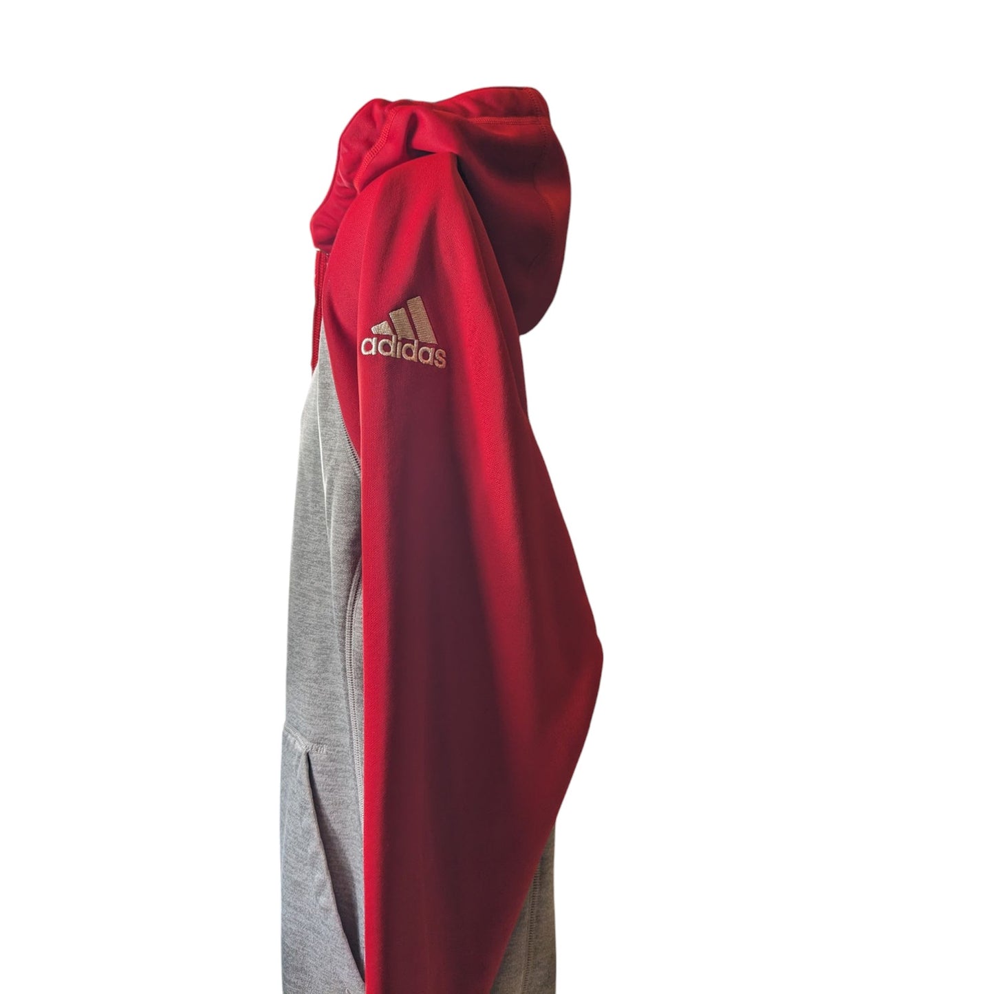 Adidas Team Issue Hoodie Mens Large South Dakota Coyotes Fleece Zip Climawarm