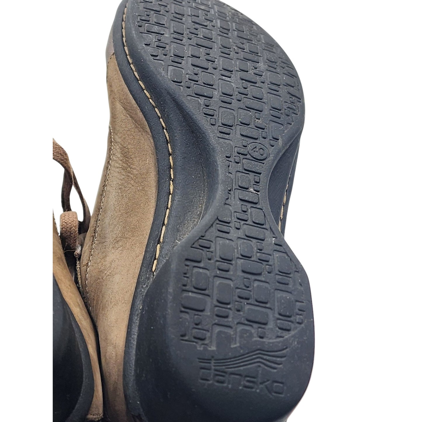 Dansko Shoes Womens 9.5-10 EU 40 Loretta Leather Comfort Zip Sneakers 9108150215