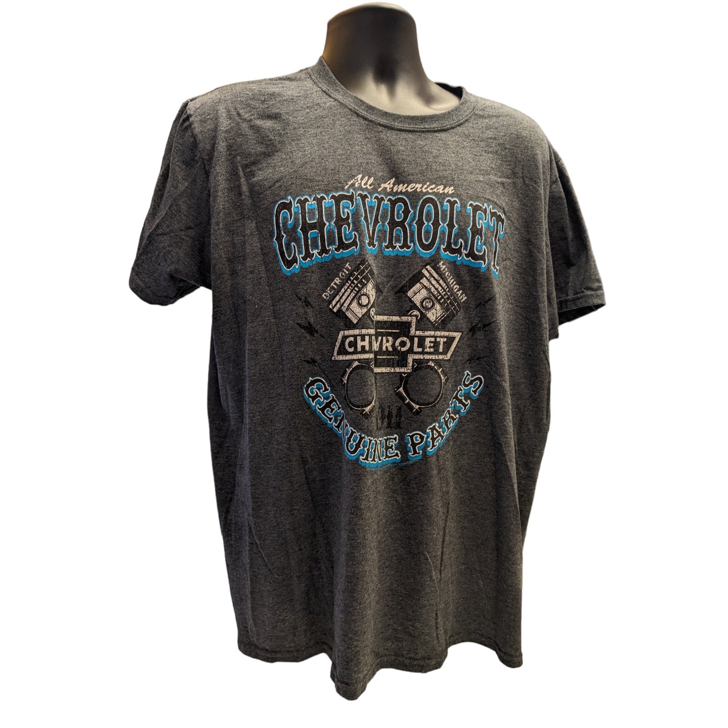 Chevrolet T Shirt Mens XL Gildan Softstyle All American Graphic Tee Ring Spun