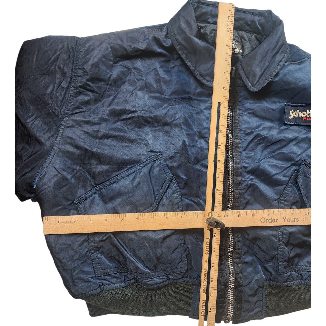 Schott CWU-R Flight Jacket Large Military Bomber Intermediat Flyer USAF Aviation