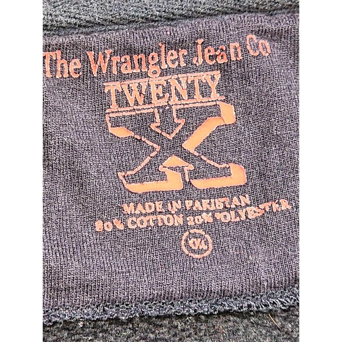 Vintage Wrangler Twenty X Sweater Jacket Mens Size XXL Full Zip Fleece Sporty