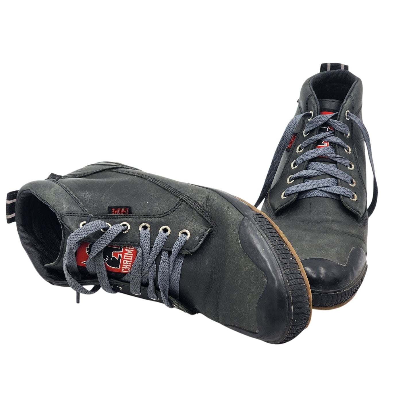 Chrome Industries Boots Men 9.5 Sneakers High Top Shoes Storm 415 Leather Upper