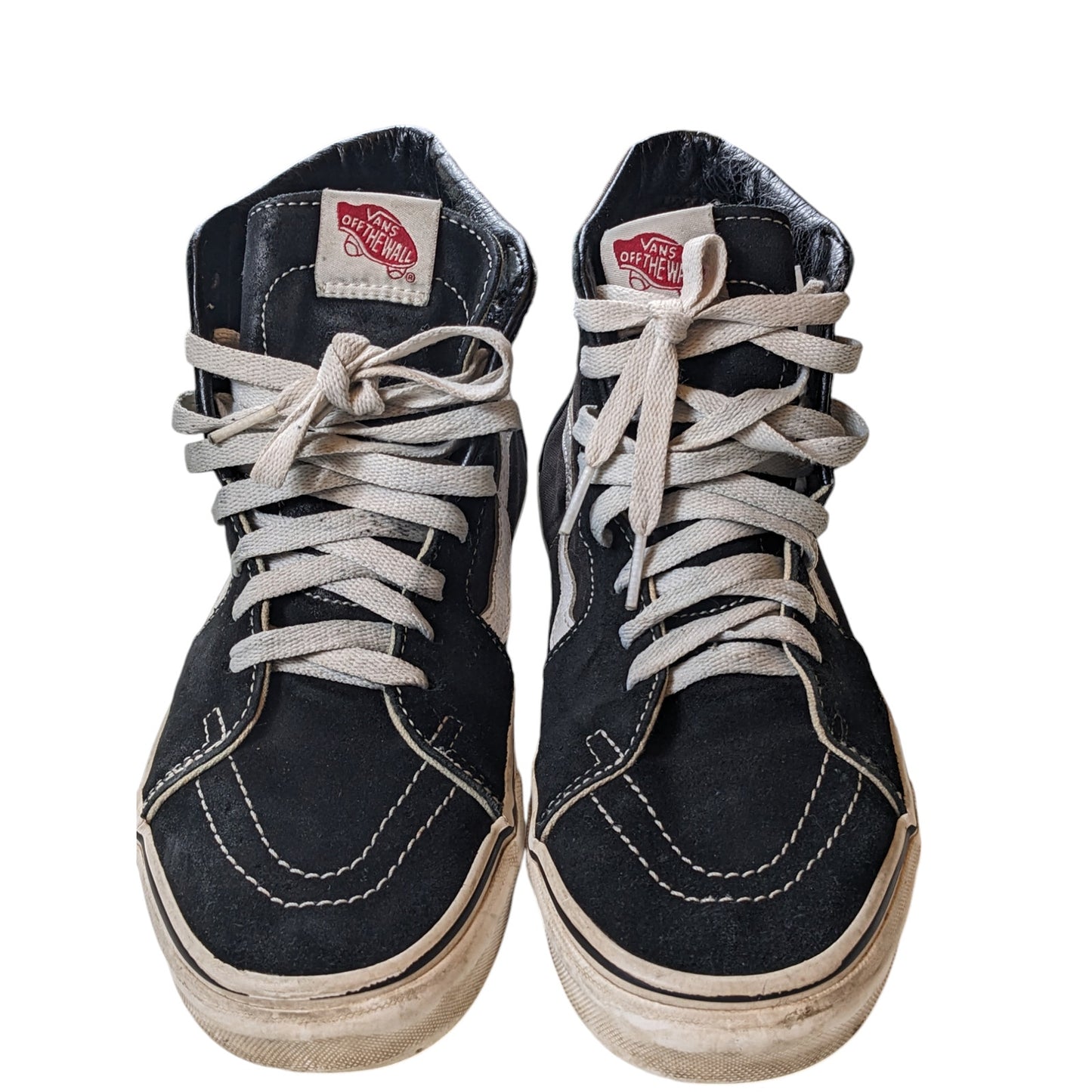 VANS Shoes Sk8 Hi Canvas Skateboard Mens 8 Womens 9.5 High Top Off Wall Sneakers