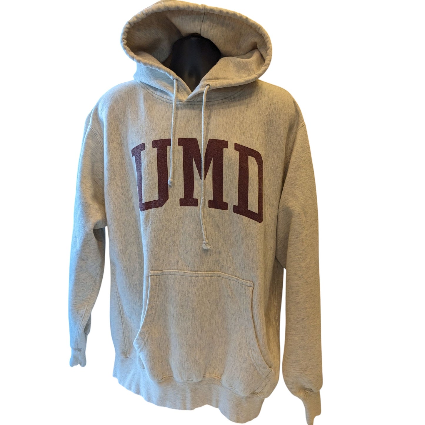 MV Sport Pro-Weave Hoodie Men XL Gray UMD University Pullover Sweatshirt College