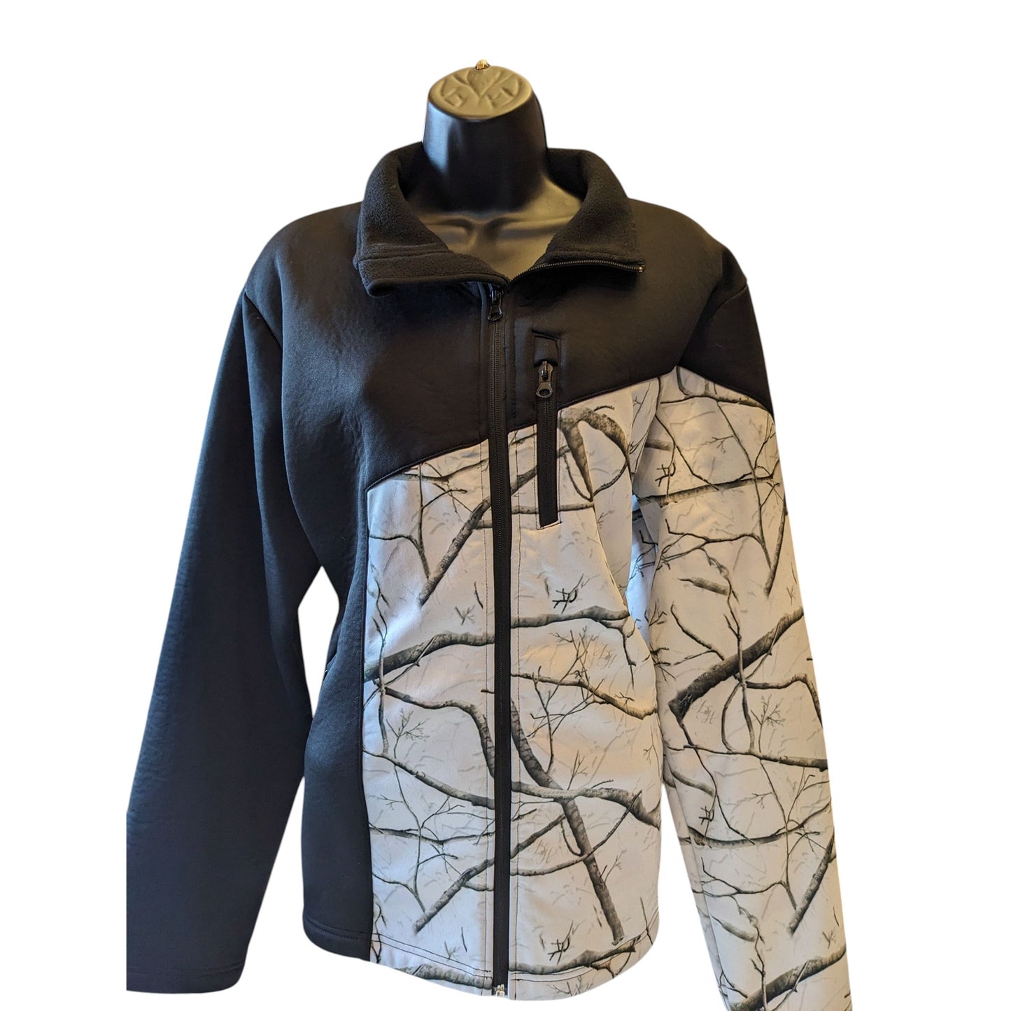 Legacy Huntress Jacket Women XL Camo Softshell Hunting Fleece Zip Up Windbreaker