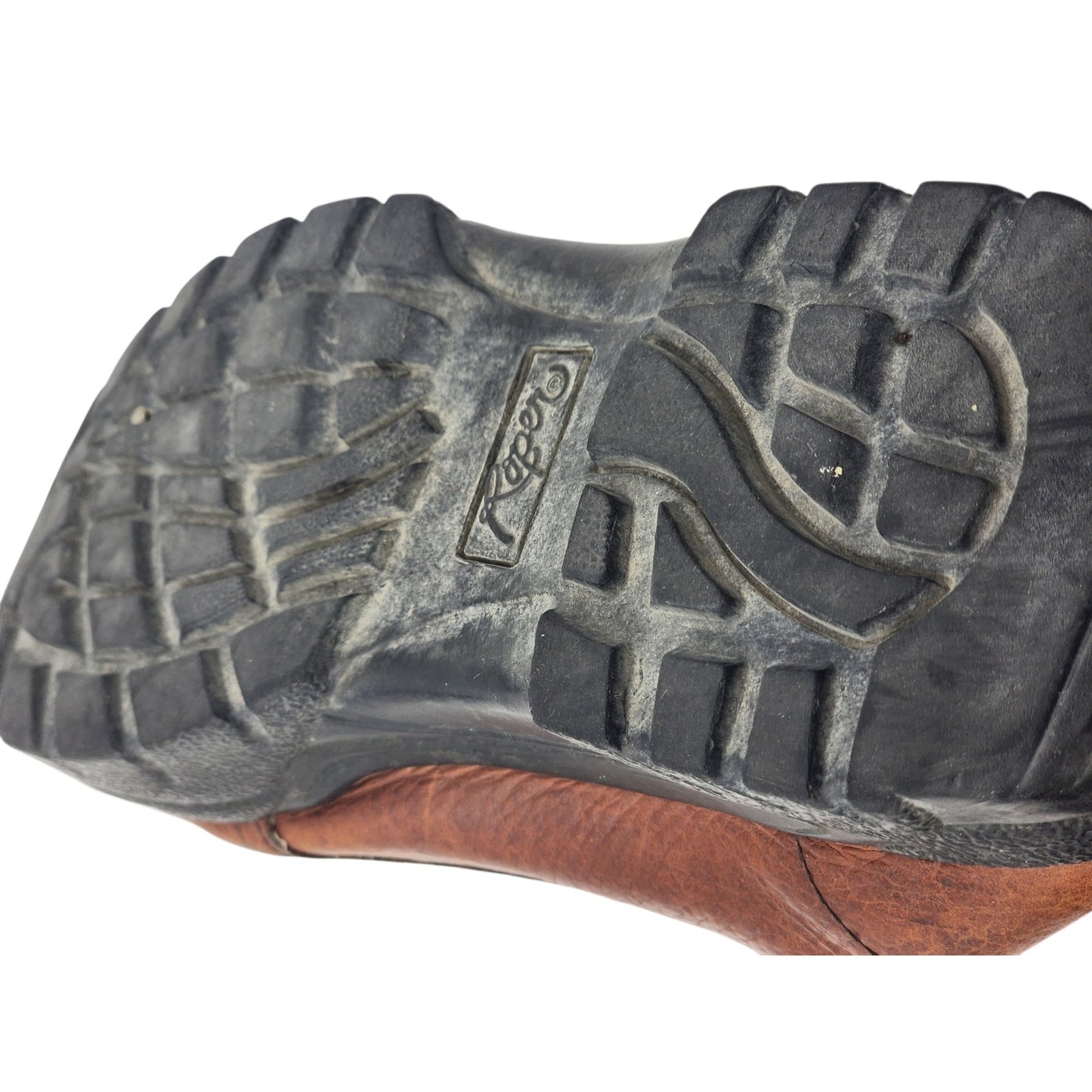 Roper Shoes Mens 12 Leather Slip On Performance Loafers Western 09-020-0601-0206