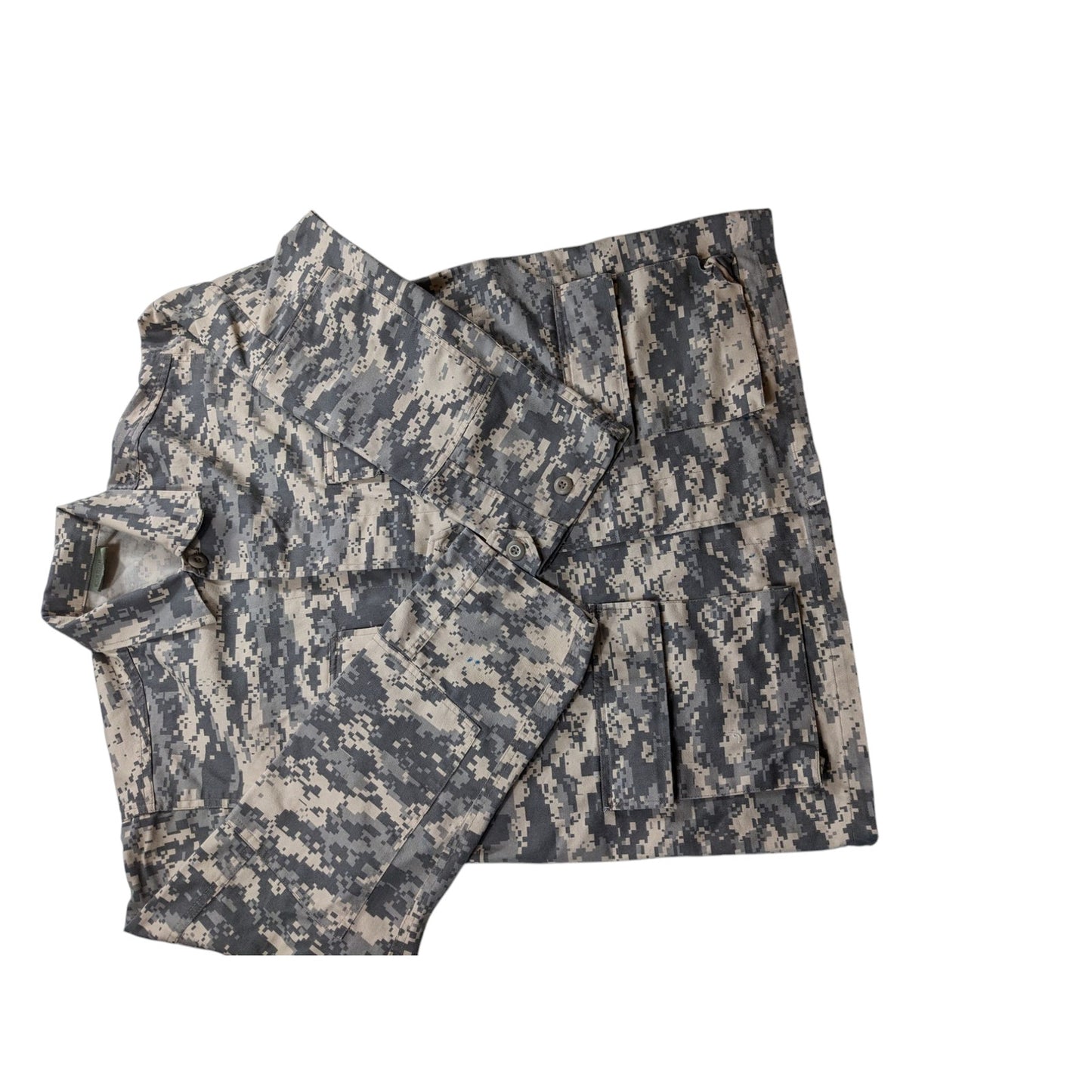 Rothco Combat Shirt Mens Medium Force BDU Camo Jacket Military Tactical Army