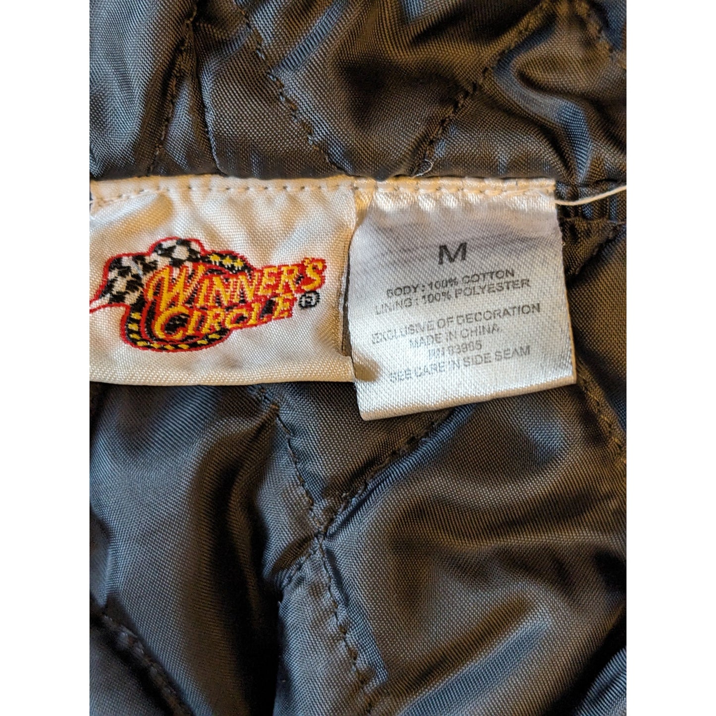 Vintage Winners Circle Jeff Gordon Hooded Jacket Men Medium NASCAR Racing Zip Up