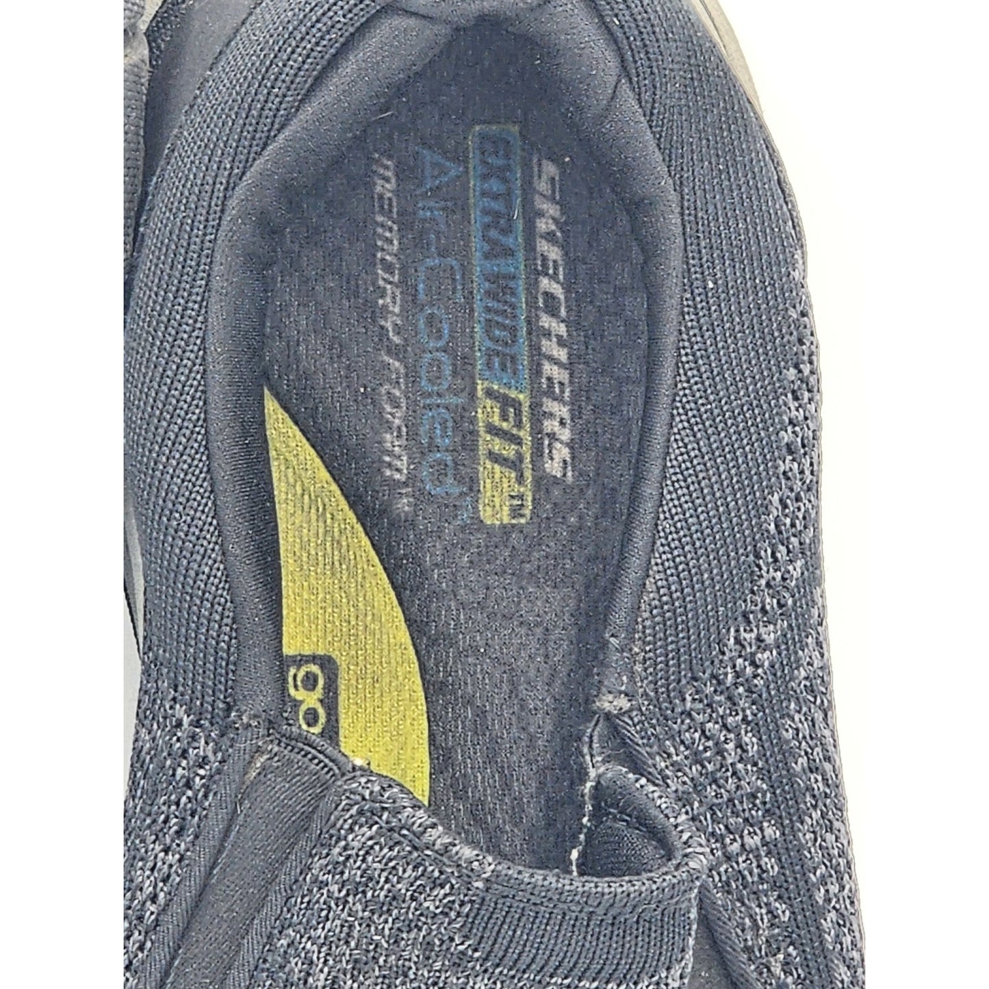 Skechers Shoes Mens 10.5 Black Slip On Sneakers Air Cooled Memory Foam Go Walk
