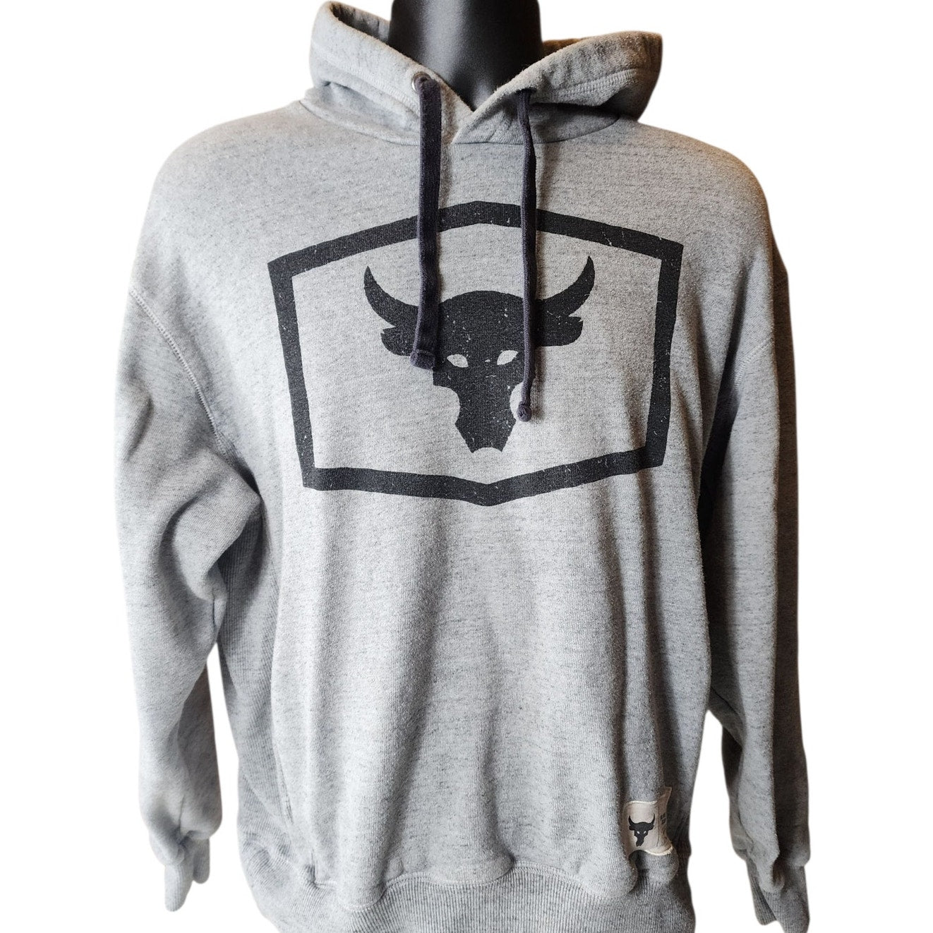 Under Armour Project Rock Hoodie Medium Sweatshirt Bull Blood Sweat Respect Gym
