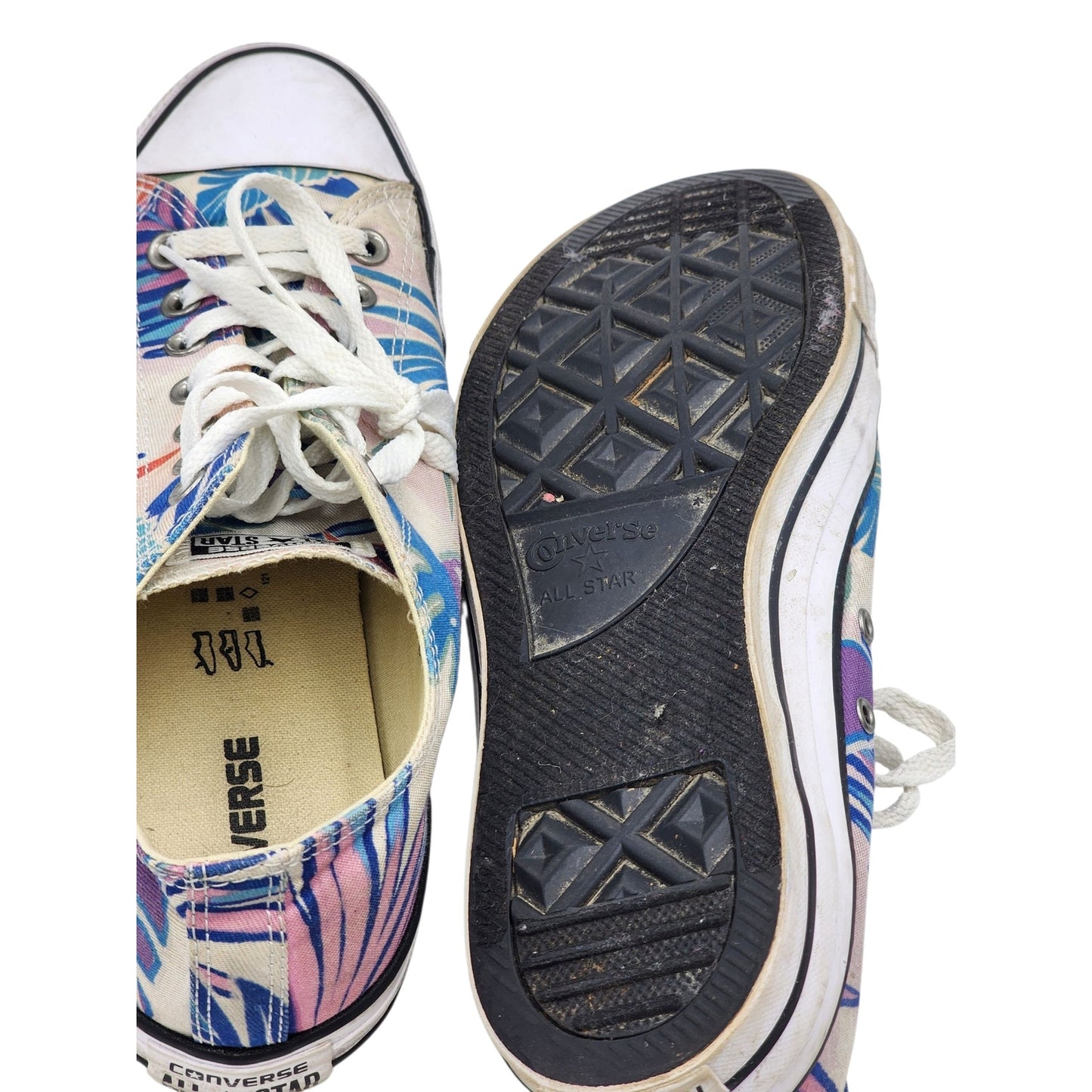 Converse All Star Shoes Tropical Low Tops Unisex Men 10 Women 12 Sneakers Kicks