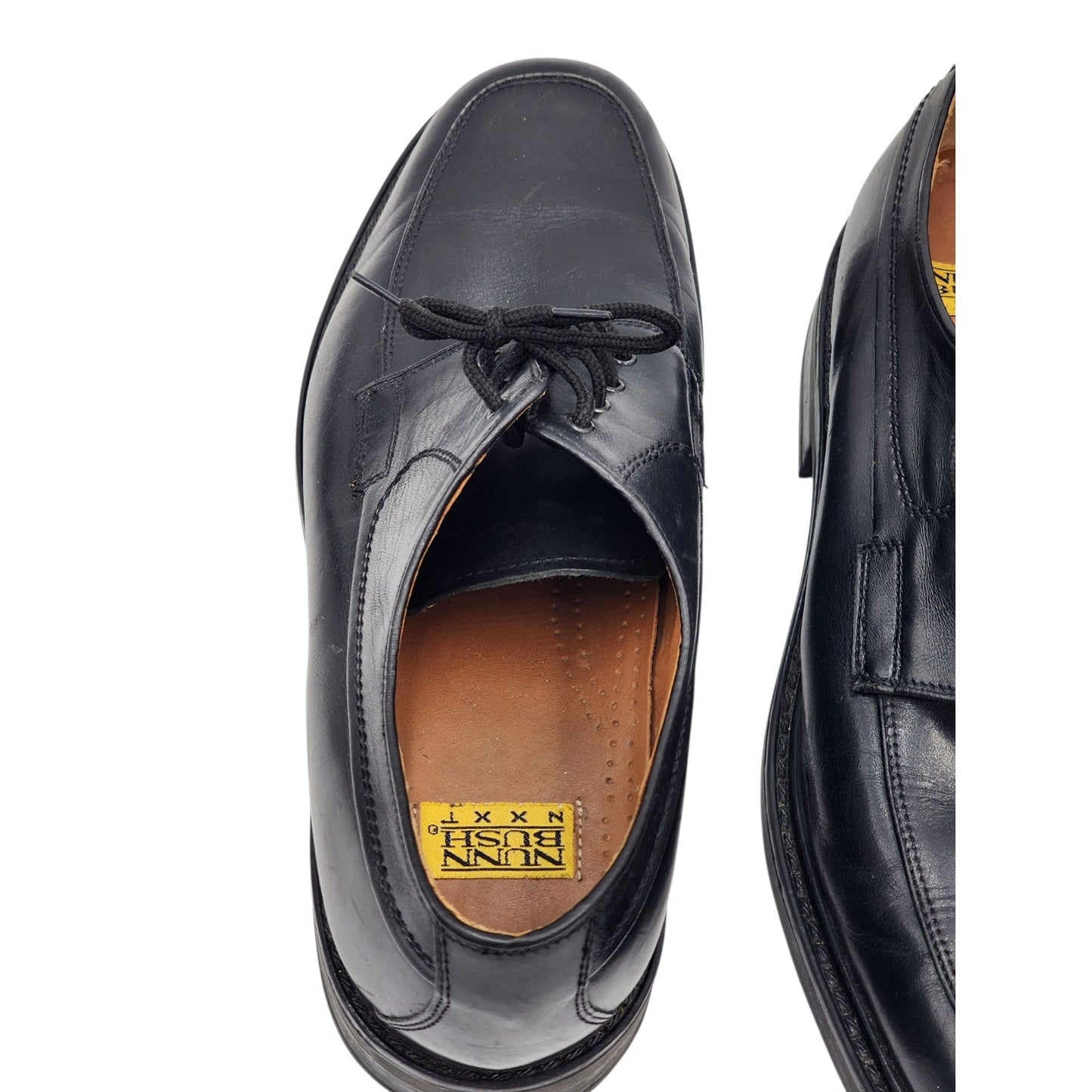 Nunn Bush Shoes Mens 13M Black Leather Oxford Dress Comfort Business Casual NXXT