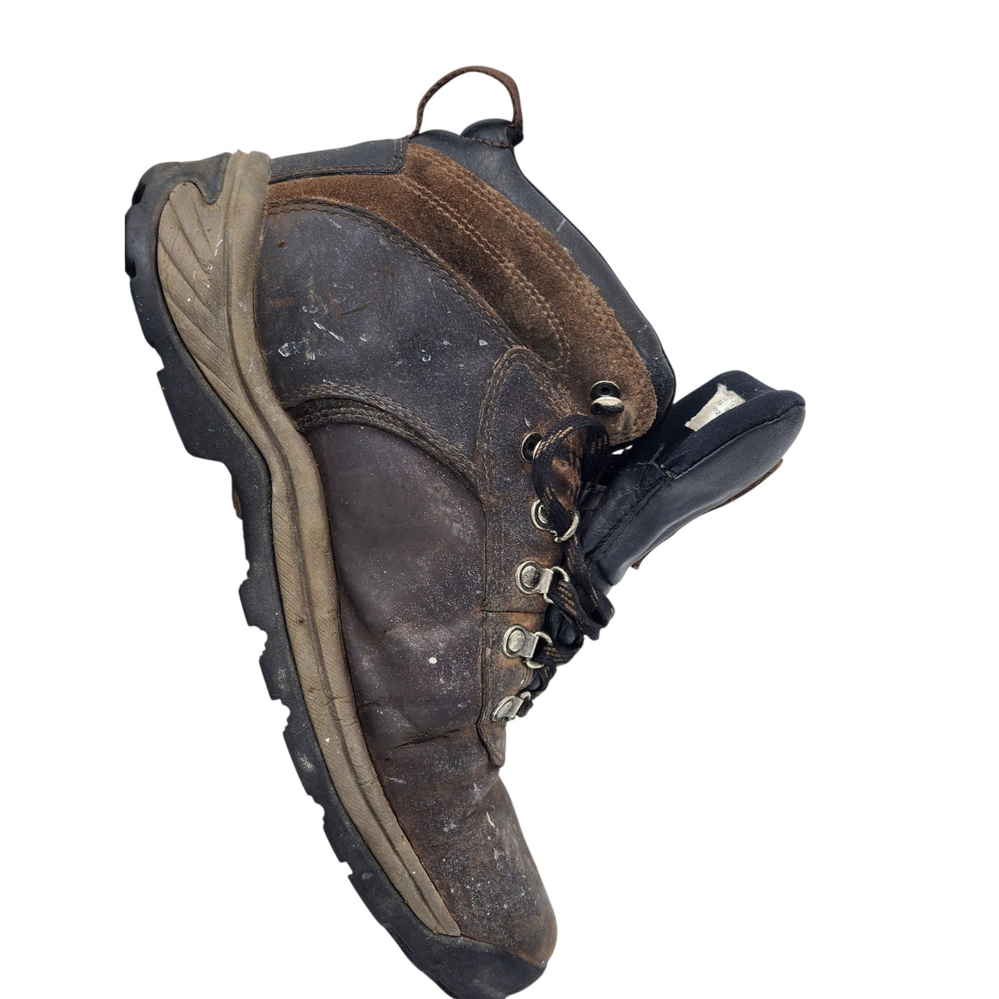 Timberland Hiking Boots Mens 9.5 Brown Leather Trail Outdoor Trekking Shoes