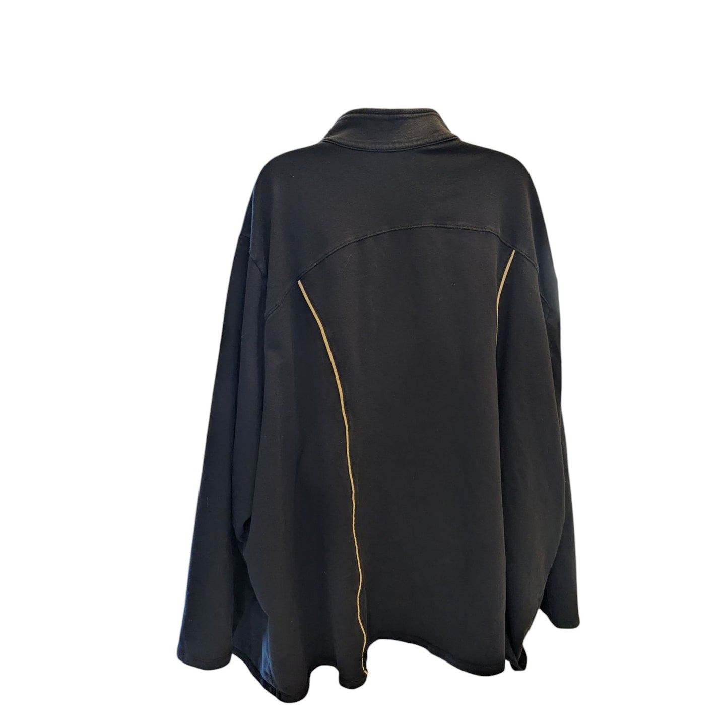 Catherines Top Womens 5X Track Jacket Zip Plus Size 34/36W Rhinestone Activewear