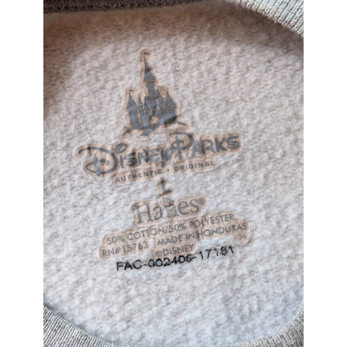 Disney Parks Mickey Mouse Sweatshirt Womens Large Hanes Walt Disney World