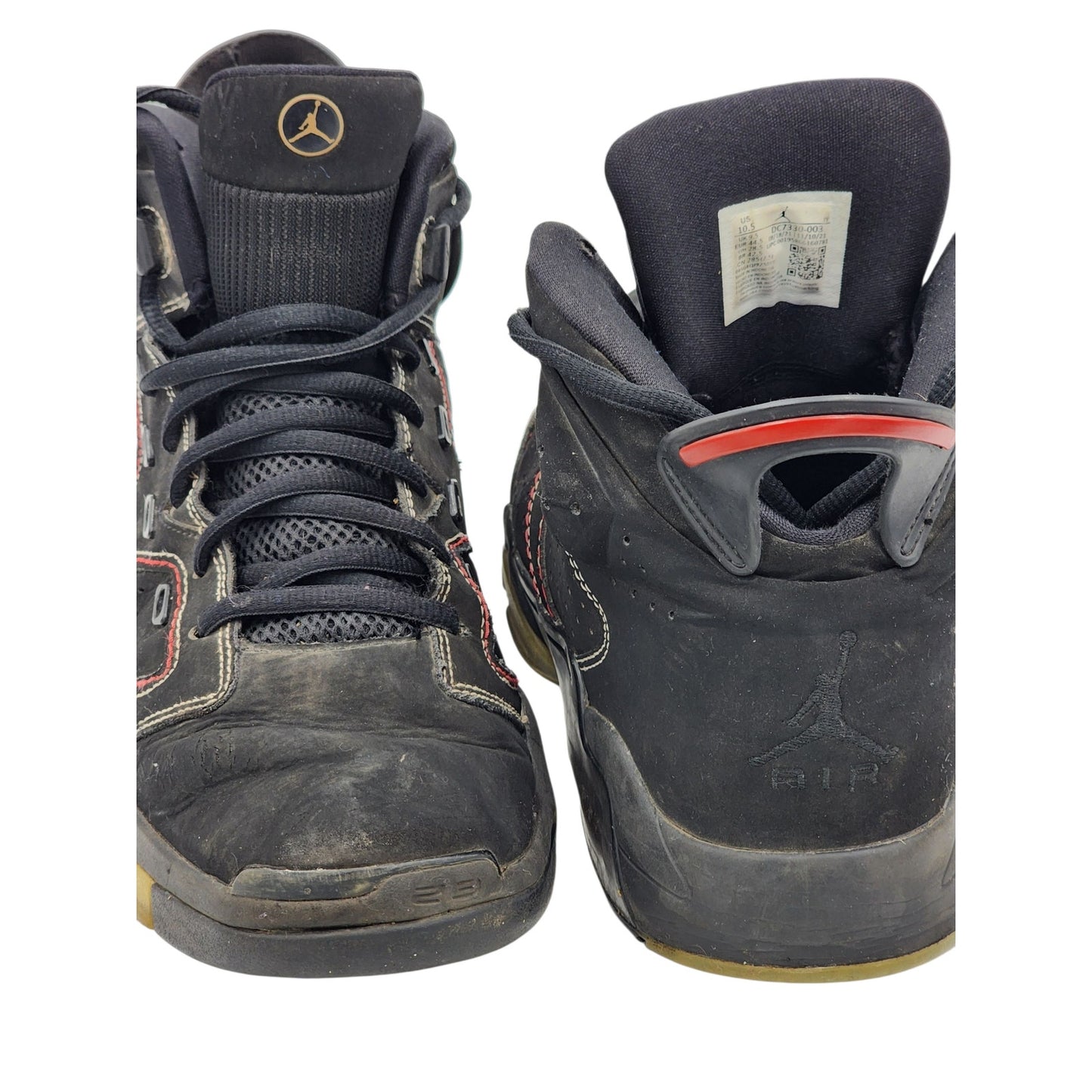 Nike Jordan Air Shoes Mens 10.5 Basketball High Top Sneakers 6-17-23 DC7330-003