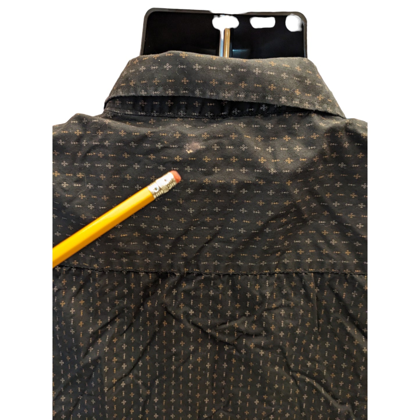 Franky Max Shirt Mens XL Short Sleeve Button Casual Collared Geometric Pattern