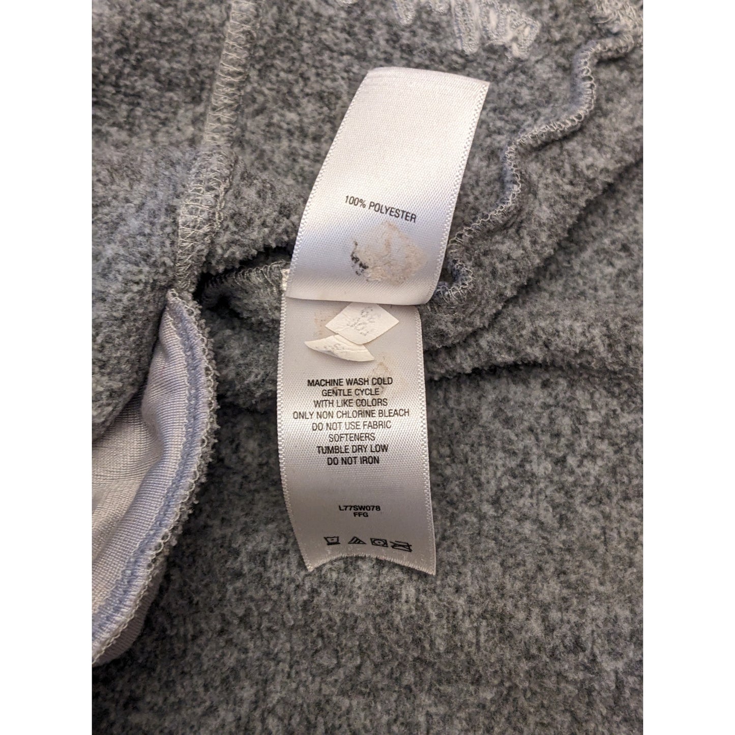 Cabelas Hoodie Tunic Sweater Womens Medium Funnel Neck Pullover Embroidered Cozy