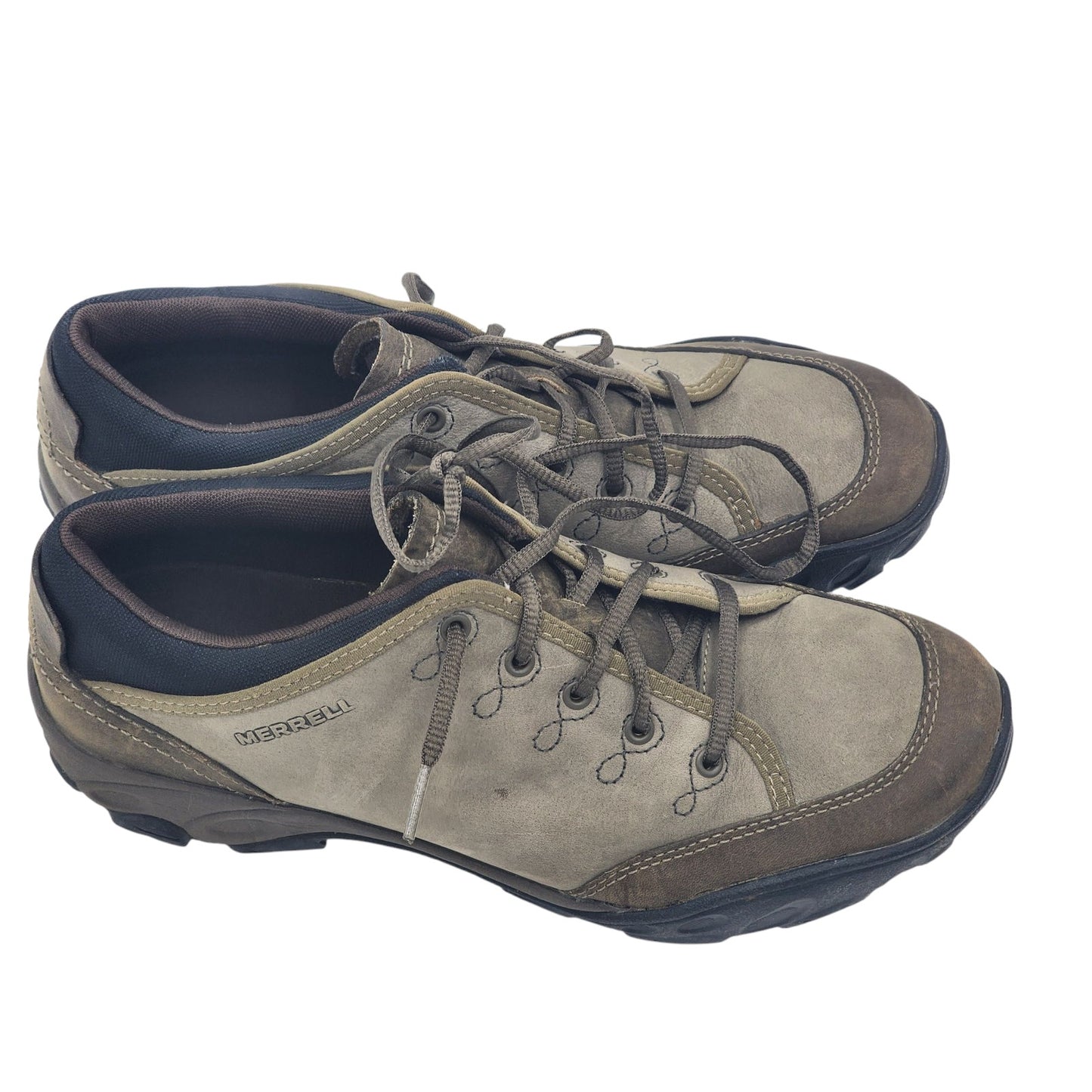 Merrell Hiking Shoes Womens 10 OrthoLite QForm Quartz Brindle Comfort Walking