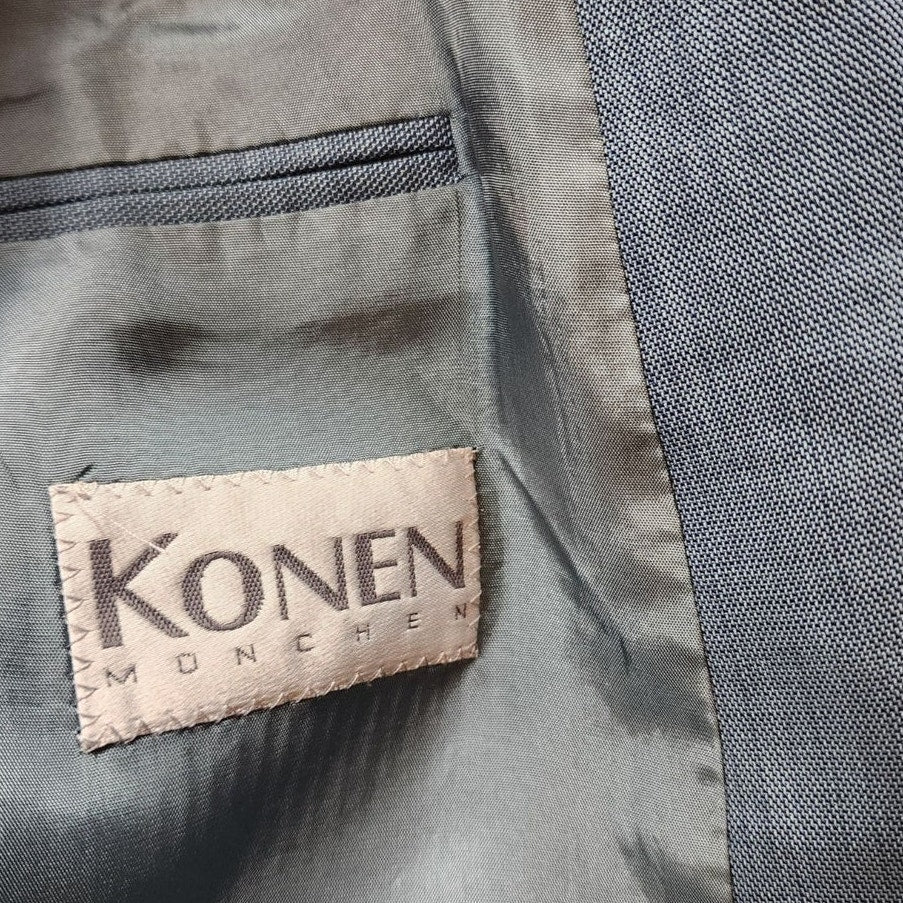 Konen Munchen Cedrics Blazer 48L Sport Coat Suit Jacket Classic Fit Two Button