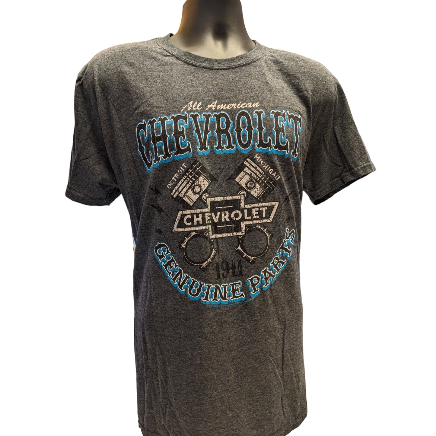 Chevrolet T Shirt Mens XL Gildan Softstyle All American Graphic Tee Ring Spun