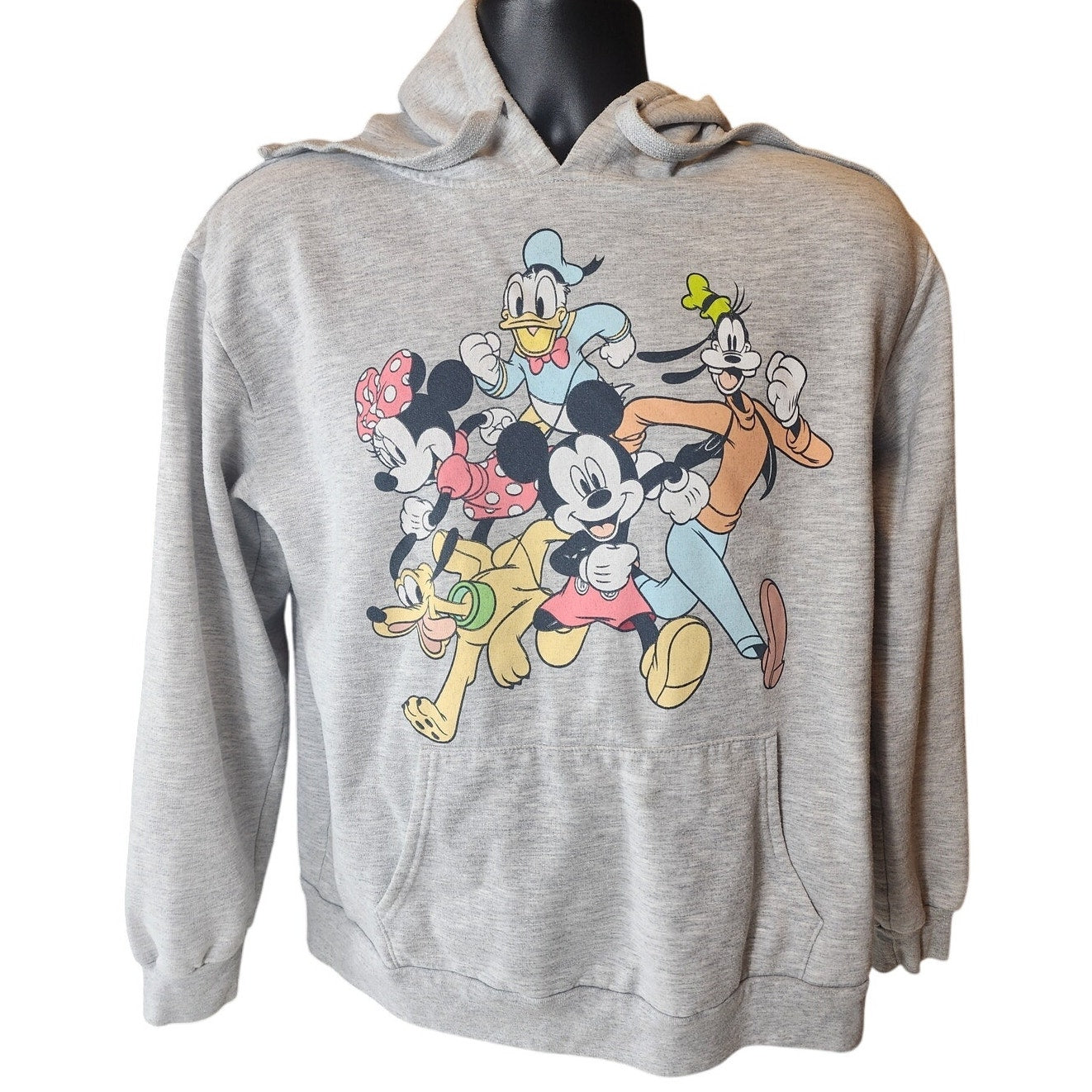 Disney Mickey Hoodie Youth XL Men S Women M Sweatshirt Minnie Donald Goofy Pluto