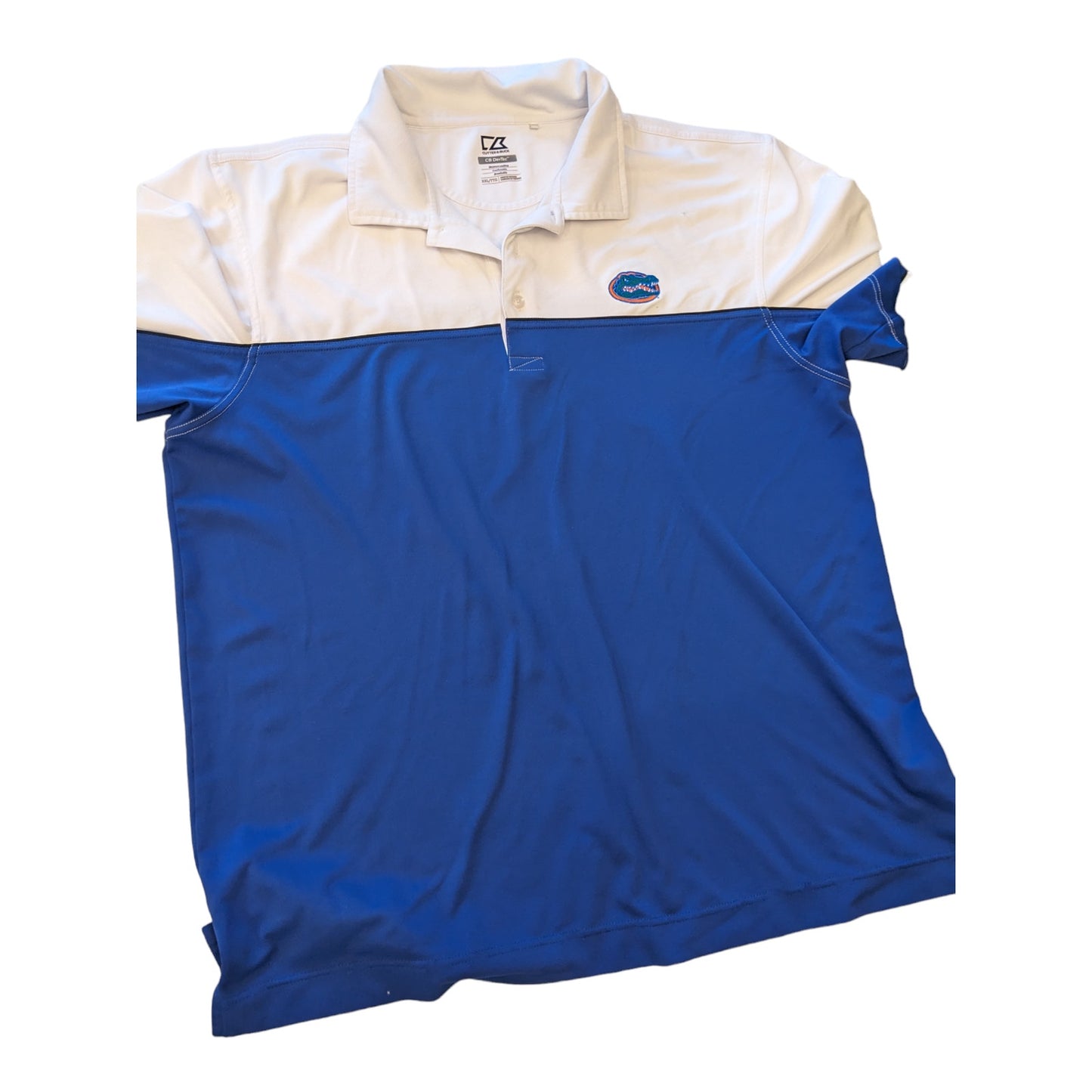 Cutter Buck Polo Shirt Mens XXL/TTG Florida Gators XB DryTec Short Sleeve Golf
