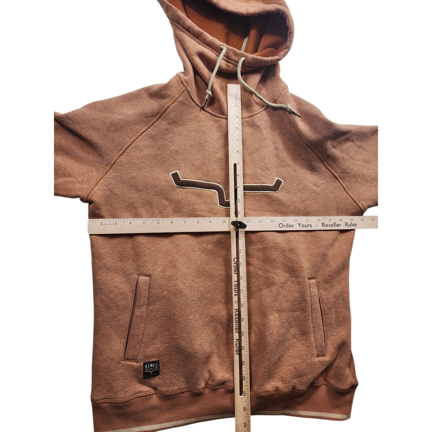 Kimes Ranch Hoodie Medium Sweatshirt Western Longhorn Pullover Ranch Kangaroo