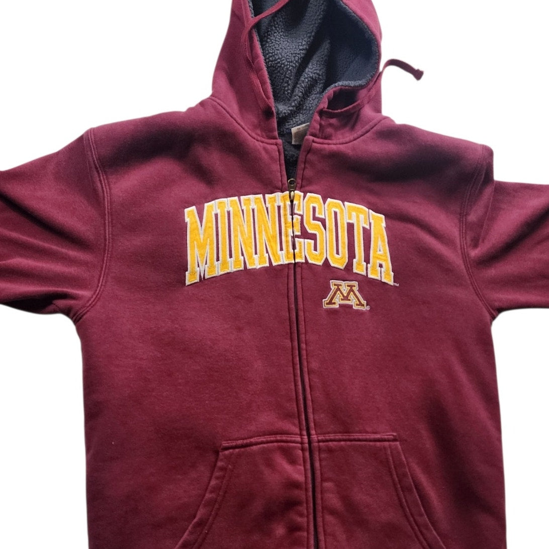 Pro Player Hoodie University Minnesota Golden Gophers Medium Sweatshirt Fleece